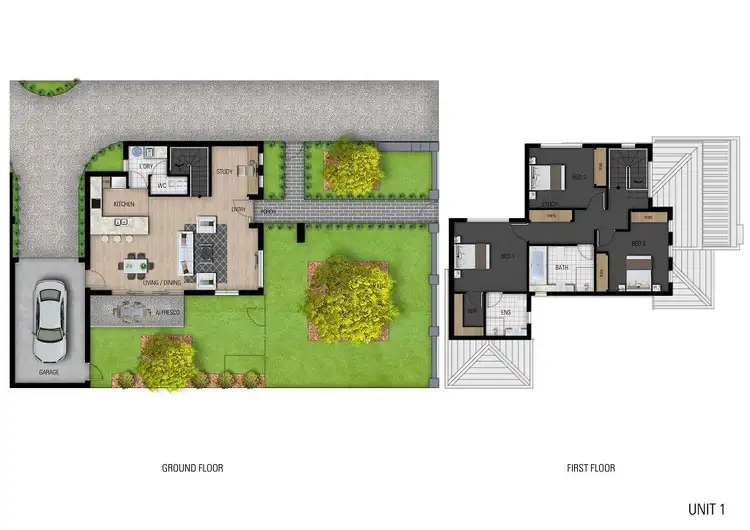 Floorplan of Homely townhouse listing, 1/108 McMahon Road, Reservoir VIC 3073