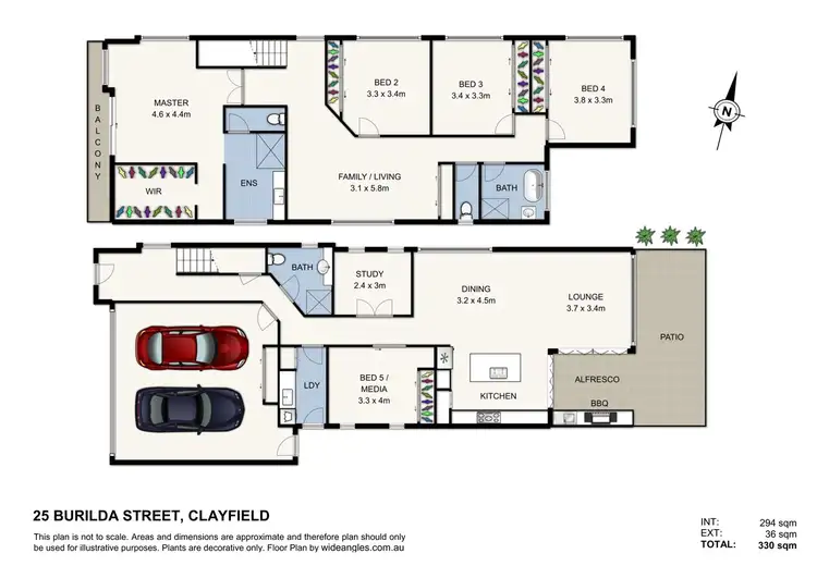Floorplan of Homely house listing, 25 Burilda Street, Hendra QLD 4011