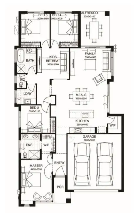 Floorplan of Homely house listing, 3 Mason, Yarrabilba QLD 4207