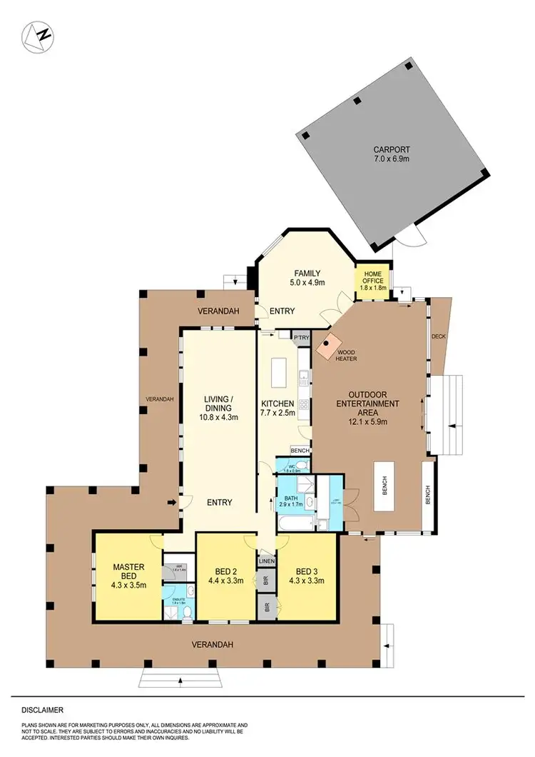 Floorplan of Homely house listing, 18 Berry Street, Ballan VIC 3342