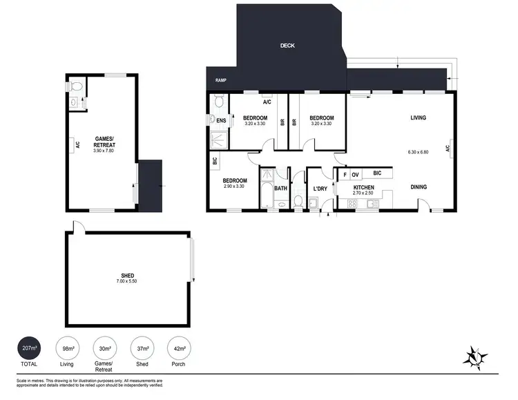Floorplan of Homely house listing, 5 Bedford Court, Goolwa North SA 5214