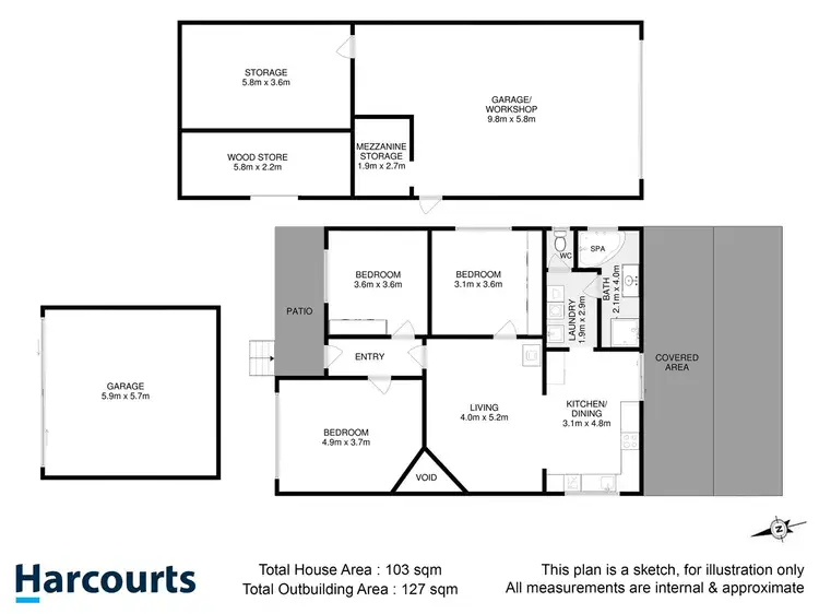 Floorplan of Homely house listing, 5542 Huon Highway, Waterloo TAS 7109