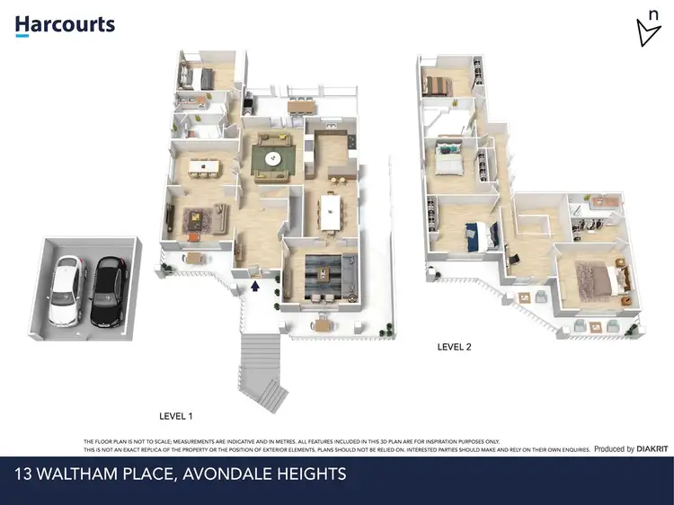 Floorplan of Homely house listing, 13 Waltham Place, Avondale Heights VIC 3034