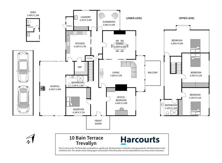 Floorplan of Homely house listing, 10 Bain Terrace, Trevallyn TAS 7250