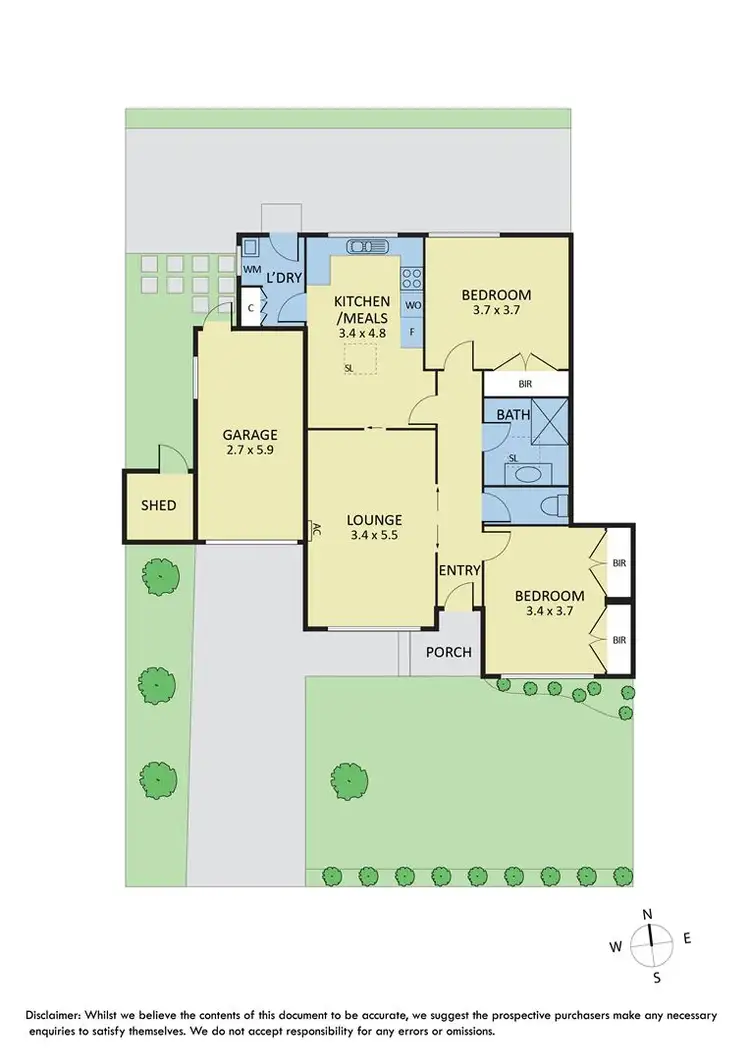 Floorplan of Homely unit listing, 1/1-3 Barkly Street, Hughesdale VIC 3166