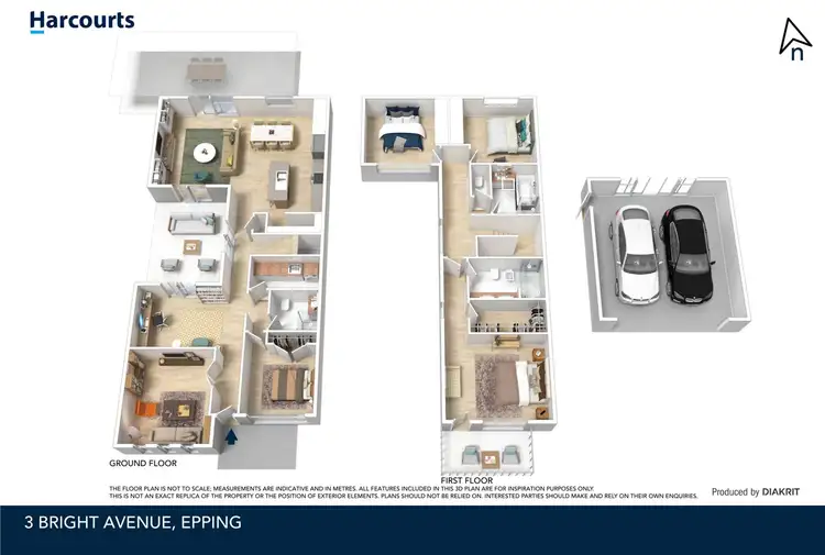 Floorplan of Homely house listing, 3 Bright Avenue, Epping VIC 3076