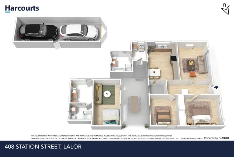Floorplan of Homely house listing, 408 Station Street, Lalor VIC 3075