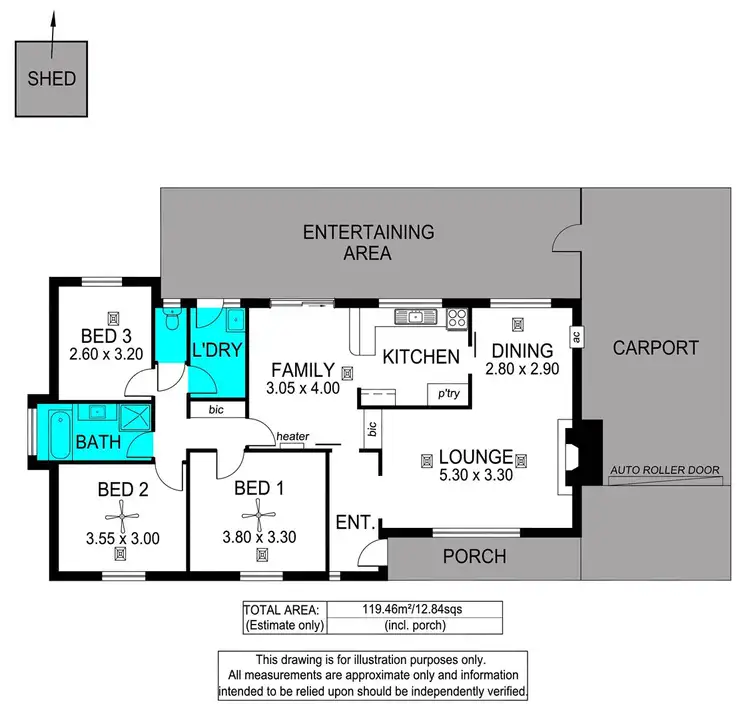Floorplan of Homely house listing, 72 Sandison Road, Hallett Cove SA 5158