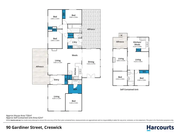 Floorplan of Homely house listing, 90 Gardiner Street, Creswick VIC 3363