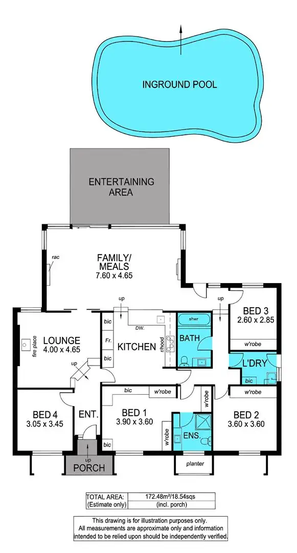 Floorplan of Homely house listing, 13 St Vincents Avenue, Hallett Cove SA 5158