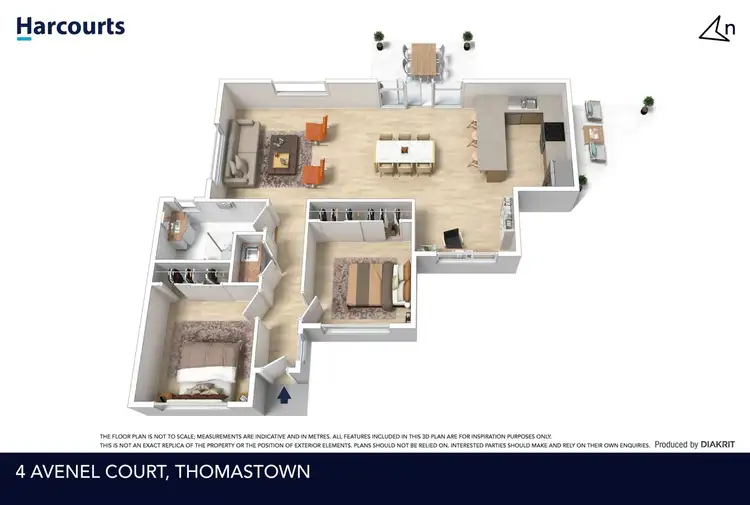 Floorplan of Homely unit listing, 4 Avenel Court, Thomastown VIC 3074
