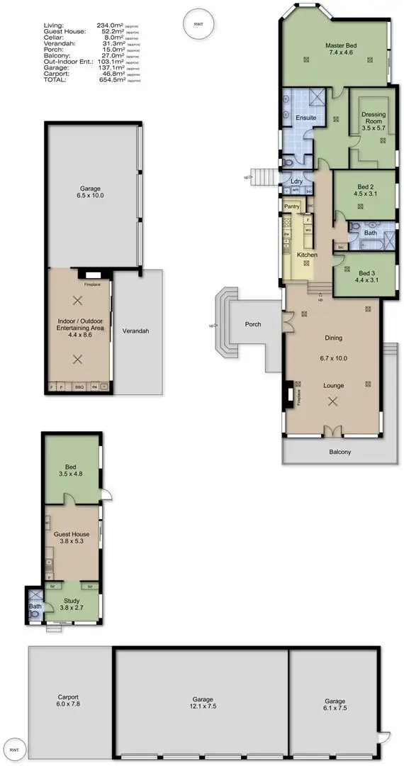 Floorplan of Homely house listing, 1 Glades Lane, Aldgate SA 5154