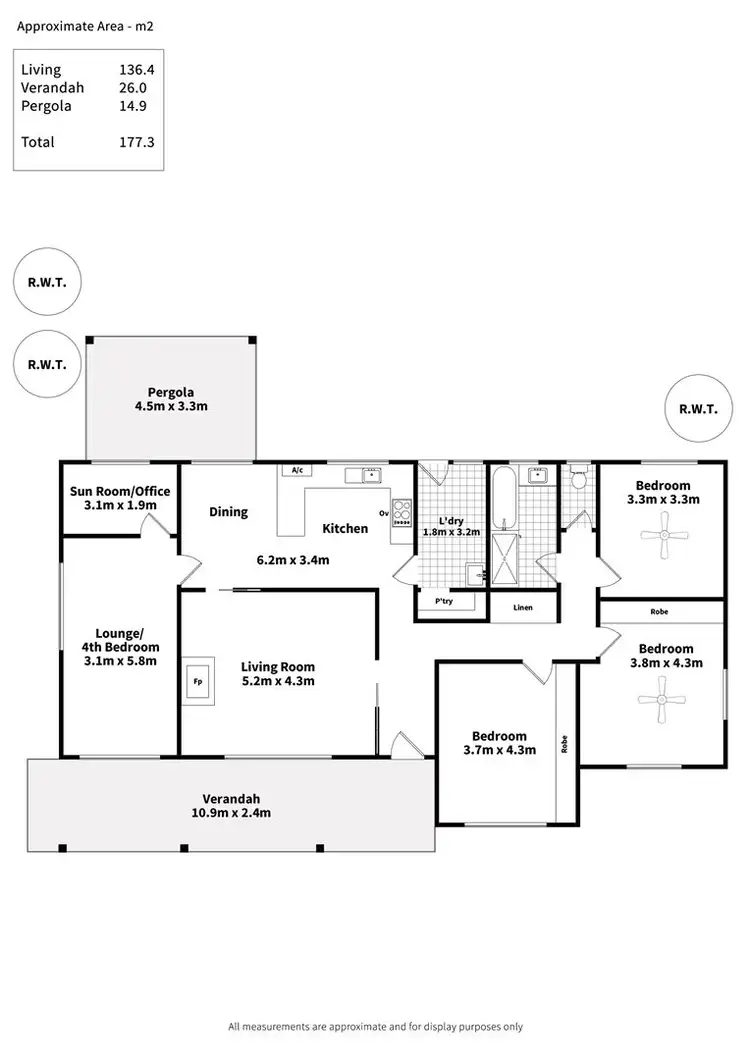 Floorplan of Homely rural property listing, 1077 Cleland Gully Road, Tooperang SA 5255