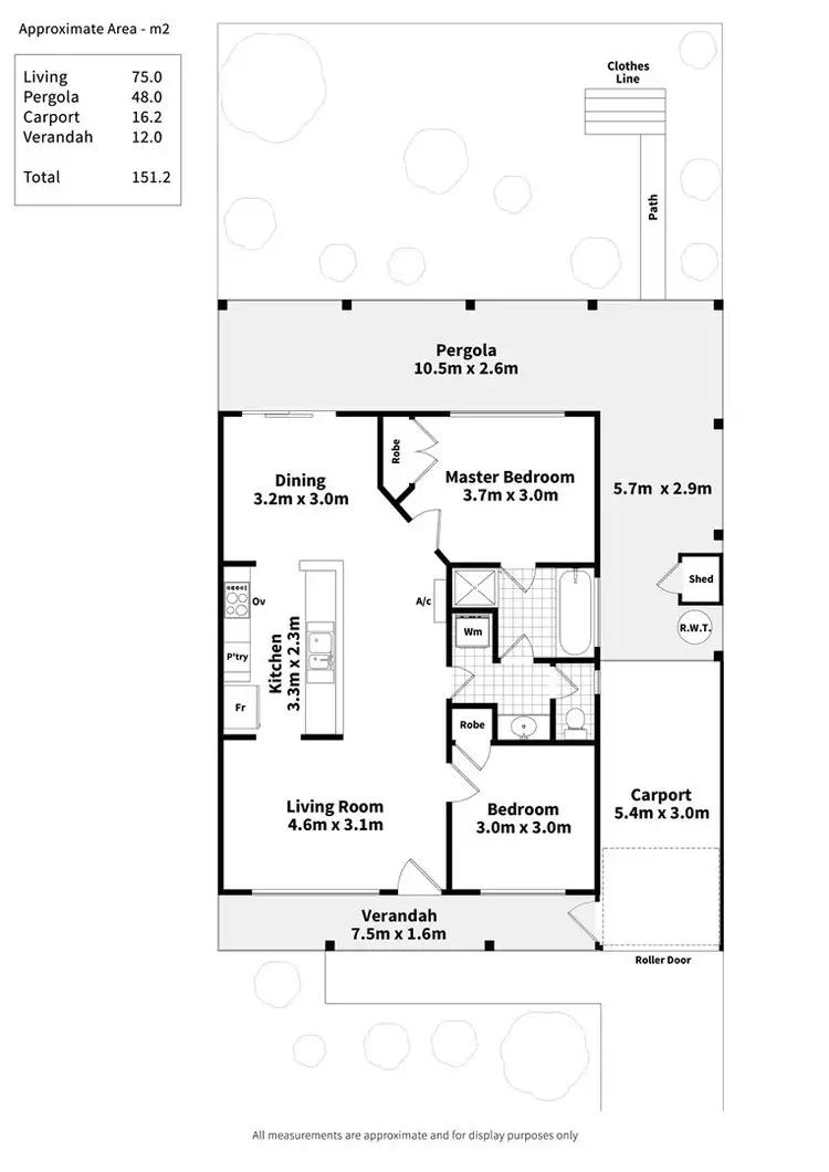 Floorplan of Homely unit listing, 1/15 Greenlees Parade, Aldinga Beach SA 5173