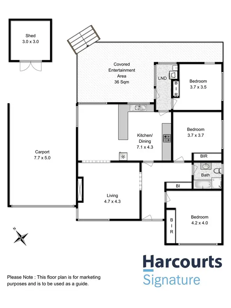 Floorplan of Homely house listing, 12 Maroubra Circle, Chigwell TAS 7011