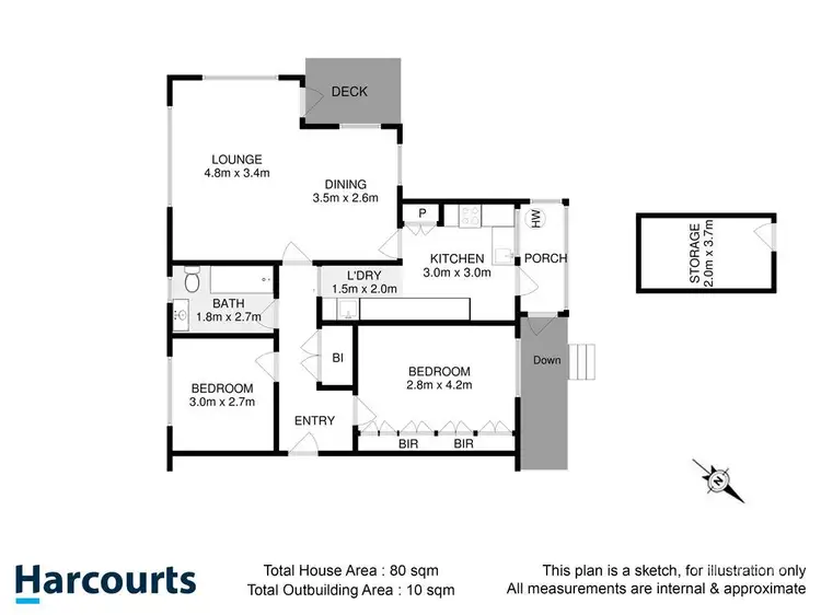 Floorplan of Homely apartment listing, 5/1A Sayer Crescent, Sandy Bay TAS 7005