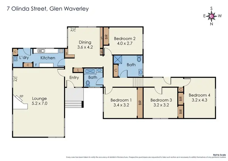 Floorplan of Homely house listing, 7 Olinda Street, Glen Waverley VIC 3150