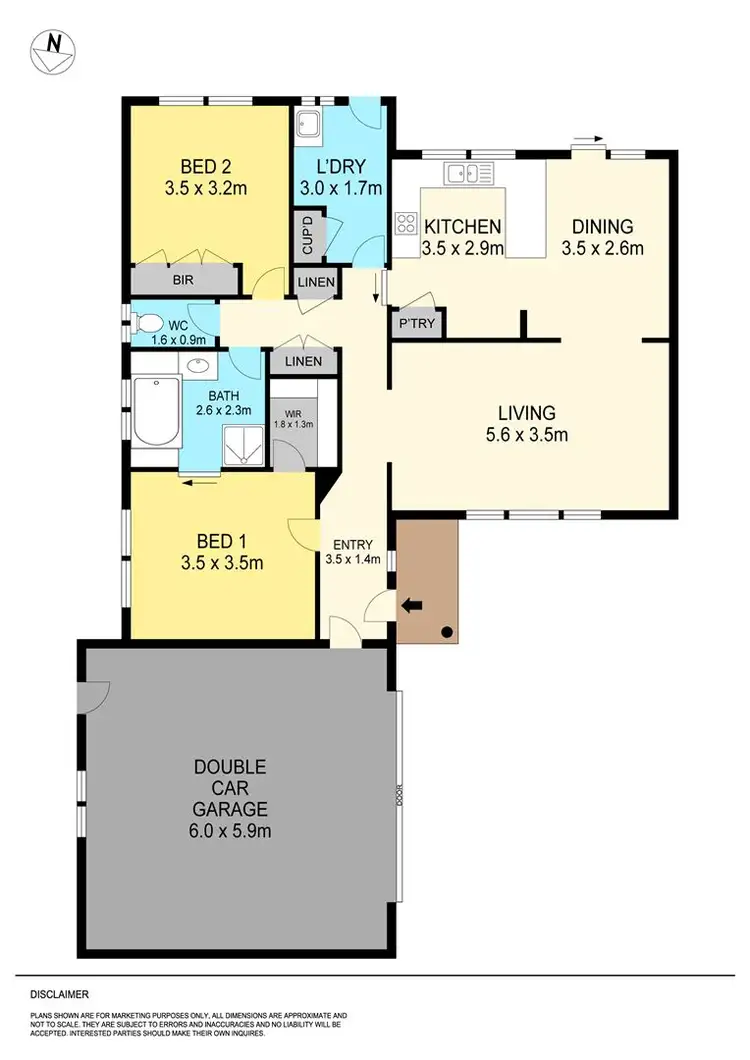 Floorplan of Homely unit listing, 5/145 Grant Street, Sebastopol VIC 3356