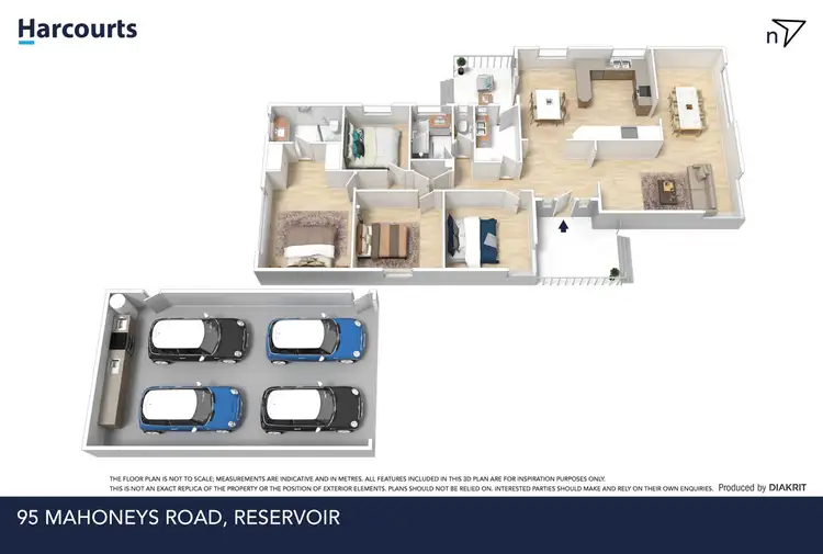 Floorplan of Homely house listing, 95 Mahoneys Road, Reservoir VIC 3073
