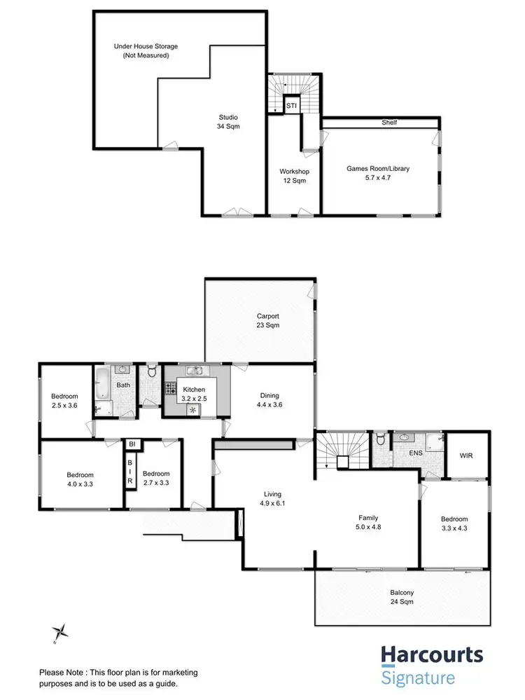 Floorplan of Homely house listing, 53 Kellatie Road, Rosny TAS 7018