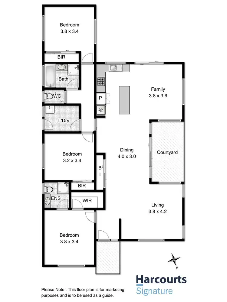 Floorplan of Homely house listing, 23 Blackstone Drive, Old Beach TAS 7017