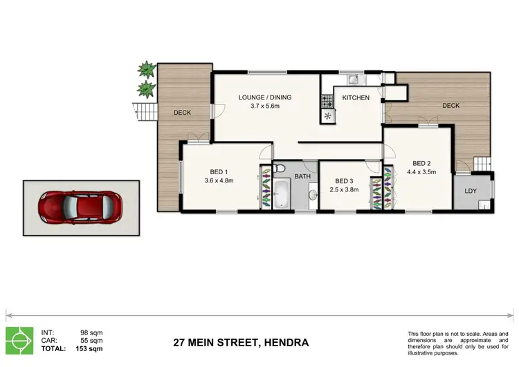 Floorplan of Homely house listing, 27 Mein Street, Hendra QLD 4011