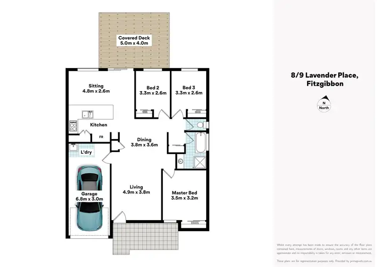 Floorplan of Homely house listing, 8/9 Lavender Place, Fitzgibbon QLD 4018