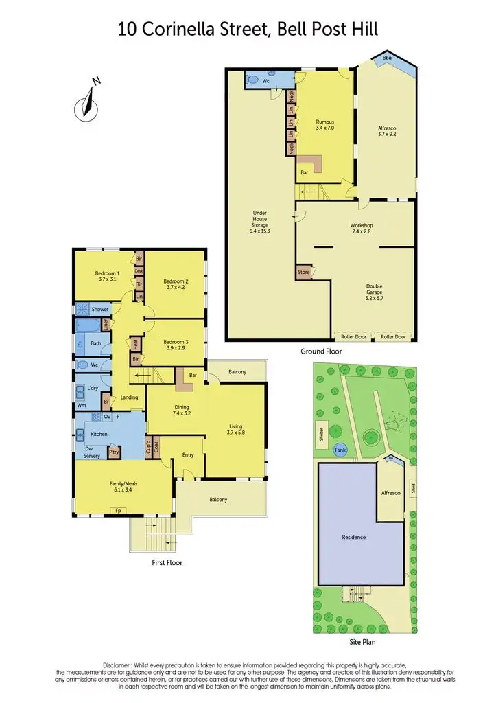 Floorplan of Homely house listing, 10 Corinella Street, Bell Post Hill VIC 3215