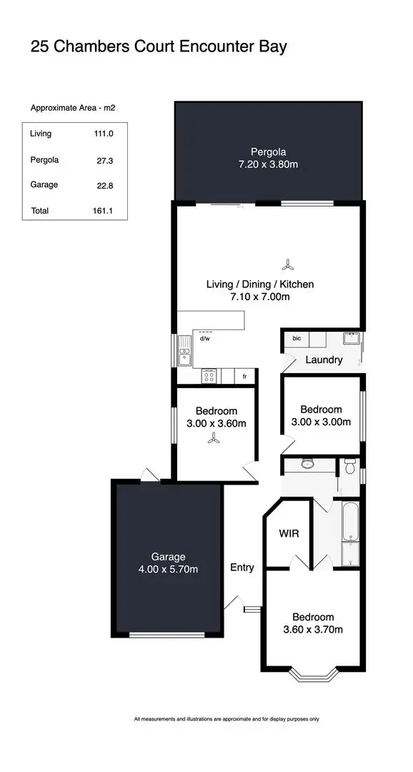 Floorplan of Homely house listing, 25 Chambers Court, Encounter Bay SA 5211