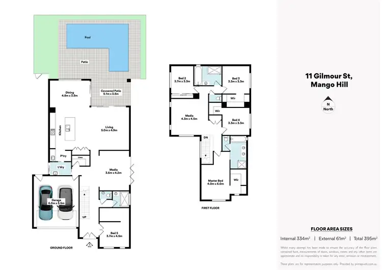 Floorplan of Homely house listing, 11 Gilmour street, Mango Hill QLD 4509
