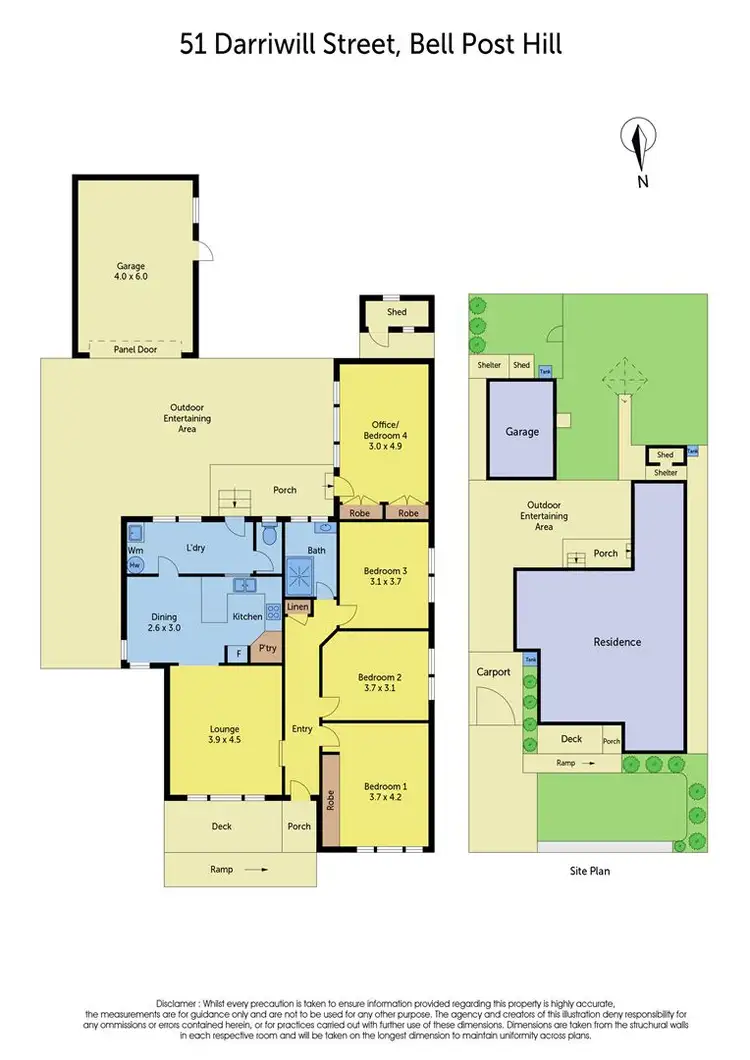 Floorplan of Homely house listing, 51 Darriwill Street, Bell Post Hill VIC 3215