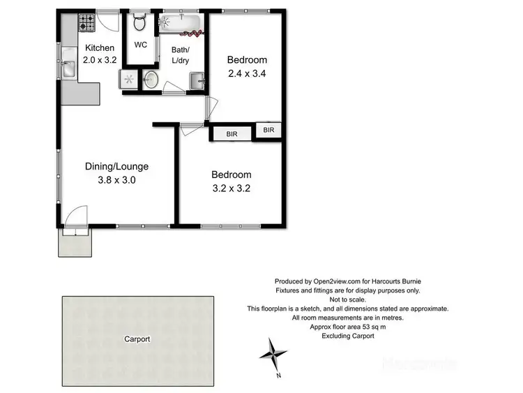 Floorplan of Homely unit listing, 3/20 Pelissier Street, Somerset TAS 7322