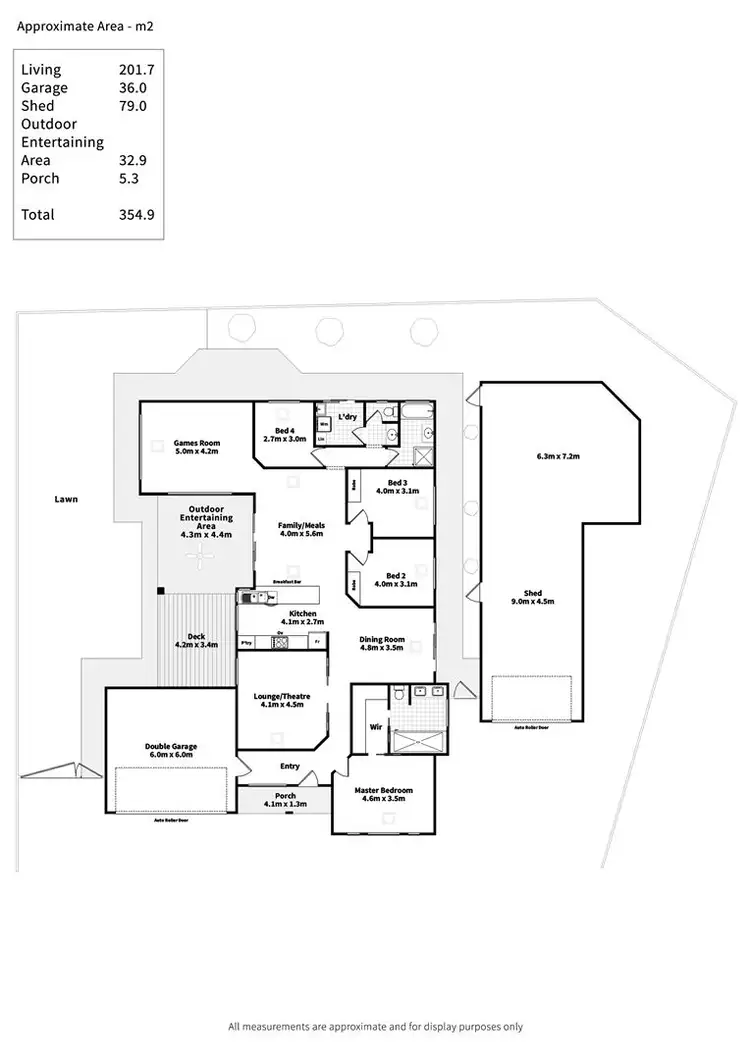 Floorplan of Homely house listing, 3 Thorpe Close, Noarlunga Downs SA 5168
