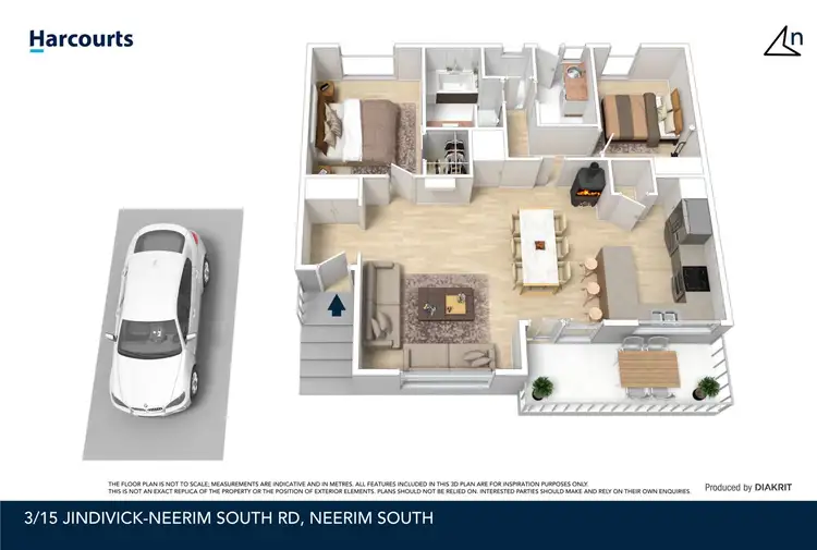 Floorplan of Homely unit listing, 3/15 Jindivick Neerim South Road, Neerim South VIC 3831