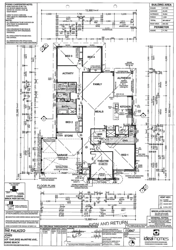 Floorplan of Homely house listing, 55 McIntyre Avenue, Burns Beach WA 6028