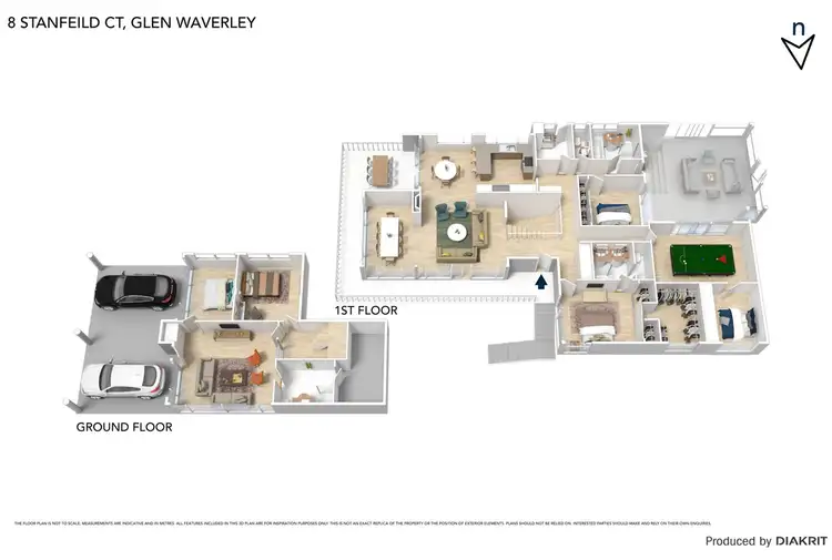Floorplan of Homely house listing, 8 Stanfield Court, Glen Waverley VIC 3150