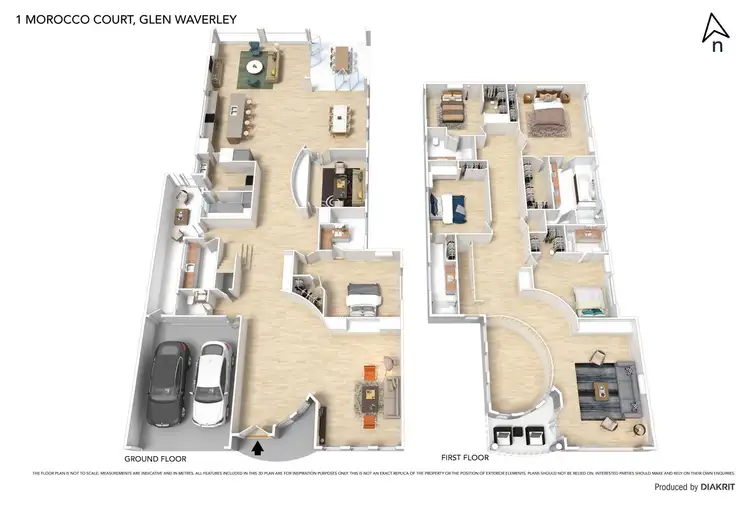 Floorplan of Homely house listing, 1 Morocco Court, Glen Waverley VIC 3150