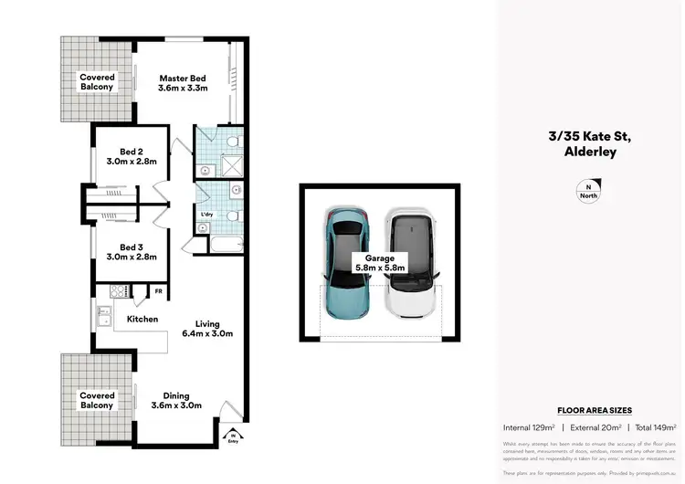 Floorplan of Homely unit listing, 3/35 Kate Street, Alderley QLD 4051