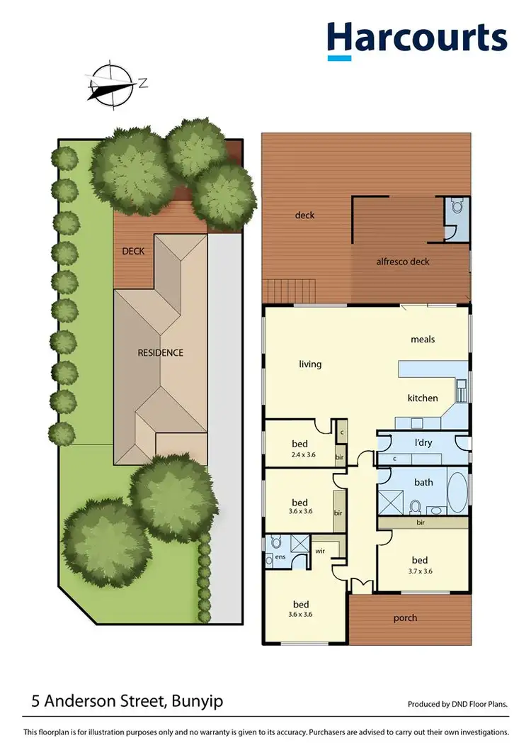 Floorplan of Homely house listing, 5 Anderson Street, Bunyip VIC 3815