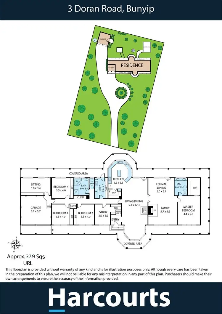 Floorplan of Homely house listing, 3 Doran Road, Bunyip VIC 3815