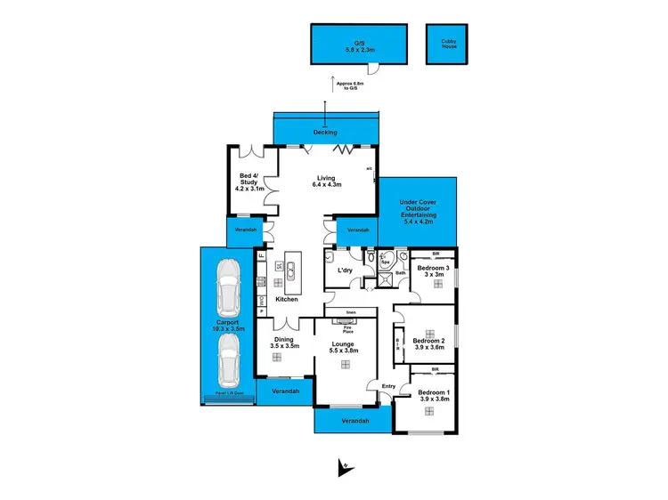 Floorplan of Homely house listing, 36 Kent Avenue, Warradale SA 5046