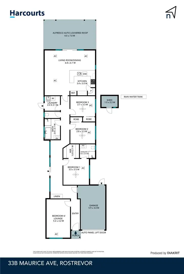 Floorplan of Homely house listing, 33B Maurice Avenue, Rostrevor SA 5073
