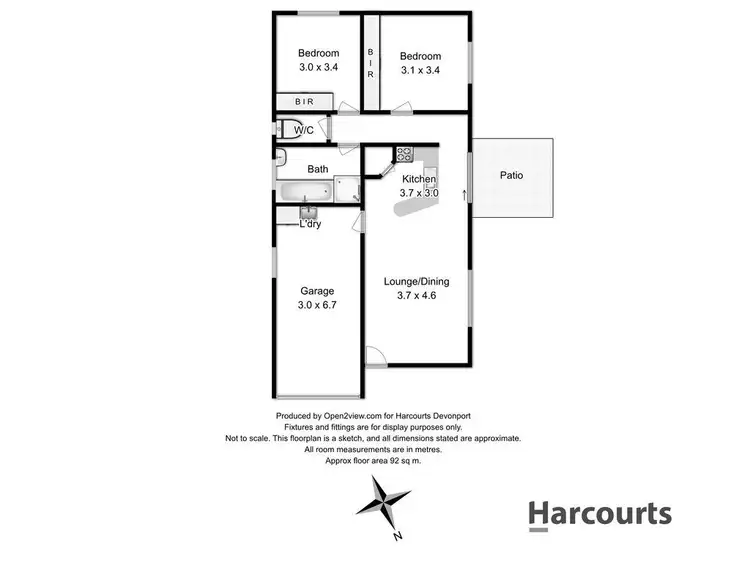 Floorplan of Homely unit listing, 2/5 Lucinda Court, Latrobe TAS 7307