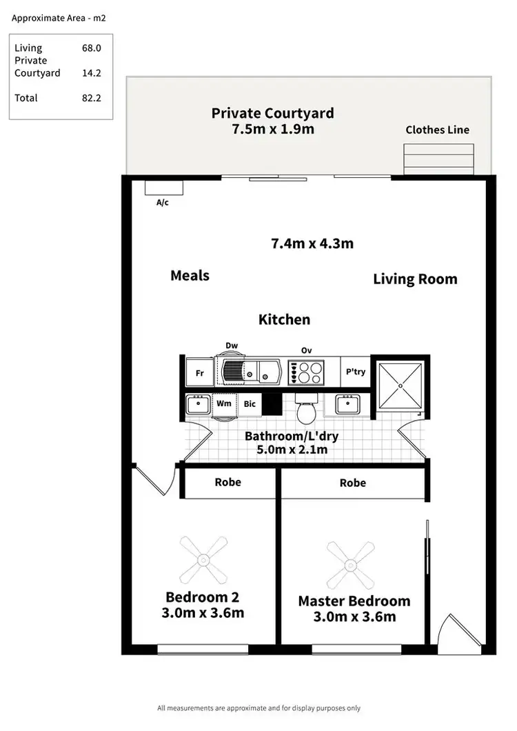 Floorplan of Homely unit listing, 26/30 Prow Drive, Seaford Meadows SA 5169