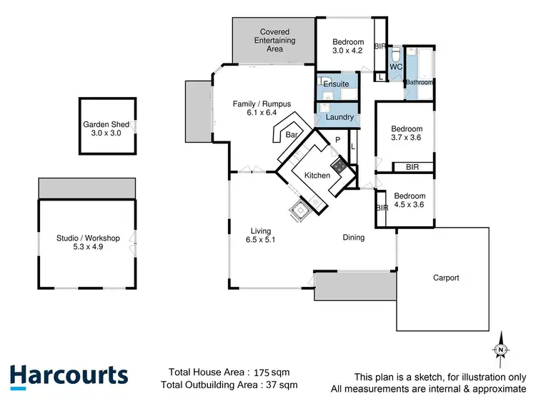 Floorplan of Homely house listing, 65 Ash Drive, Kingston TAS 7050