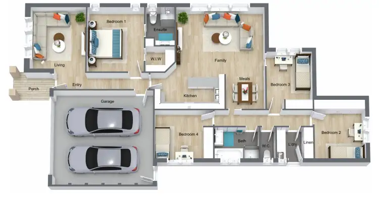 Floorplan of Homely house listing, 42 Wallabalooa Street, Ngunnawal ACT 2913
