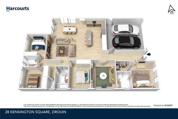 Floorplan of Homely house listing, 28 Kensington Square, Drouin VIC 3818