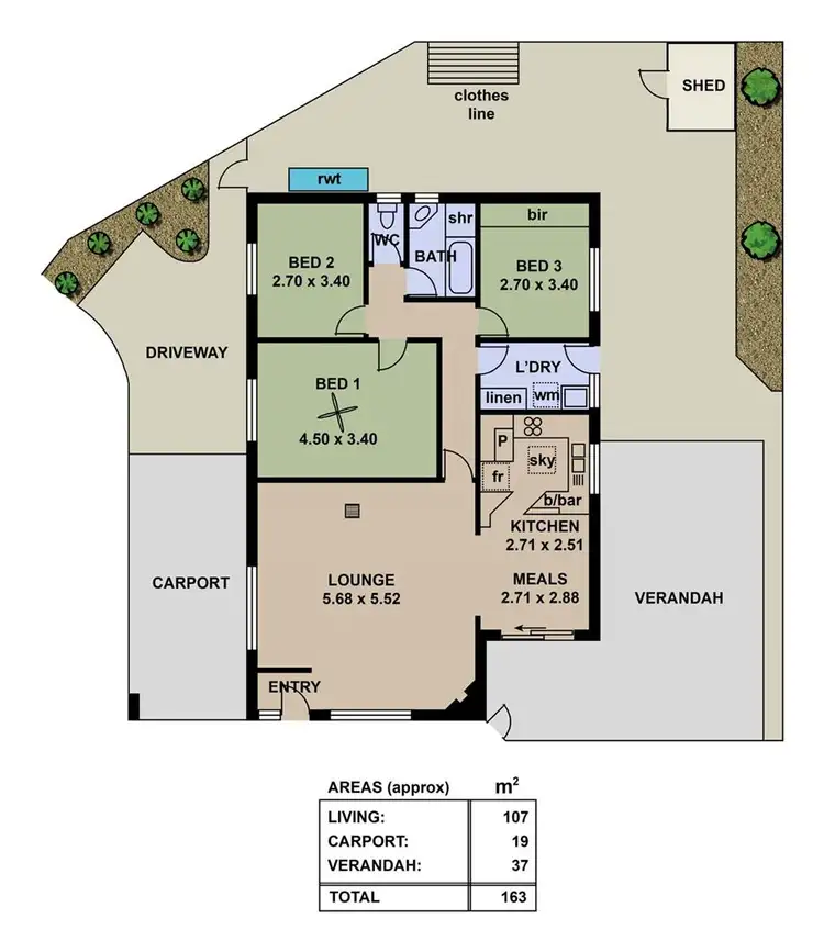 Floorplan of Homely house listing, 16 Maluka Drive, Happy Valley SA 5159