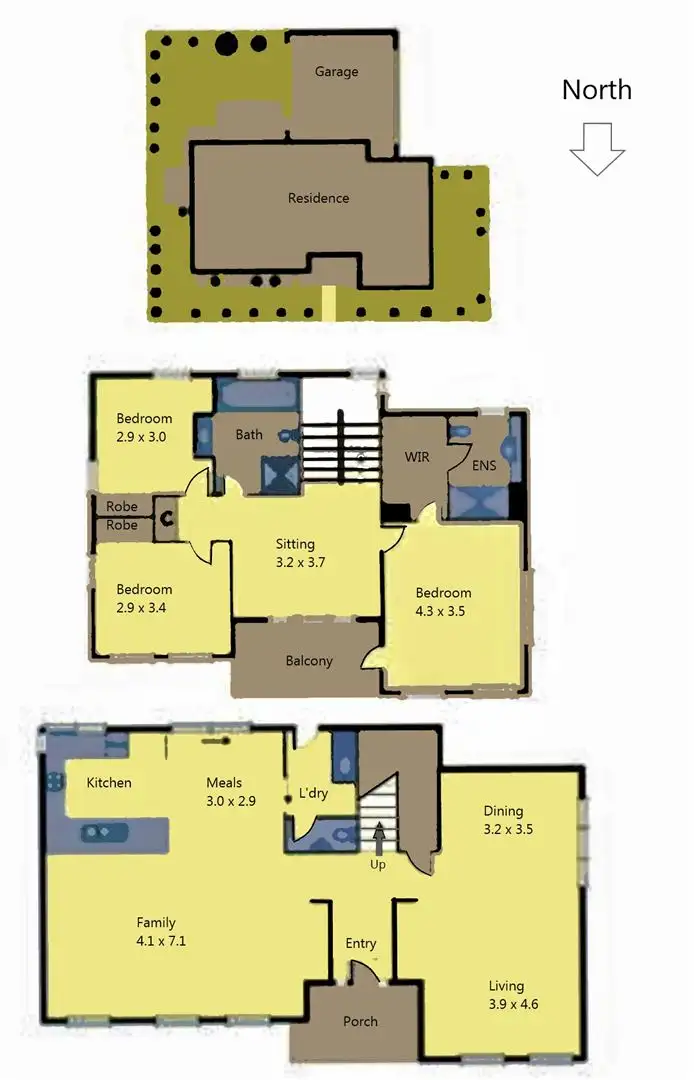 Floorplan of Homely house listing, 56 Edgewater Boulervard, Maribyrnong VIC 3032