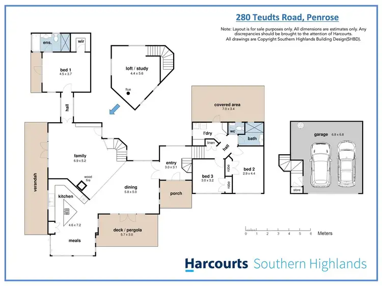 Floorplan of Homely house listing, 280 Teudts Road, Penrose NSW 2579